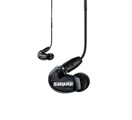 Shure SE215 In-Ear-hörlurar (svarta)