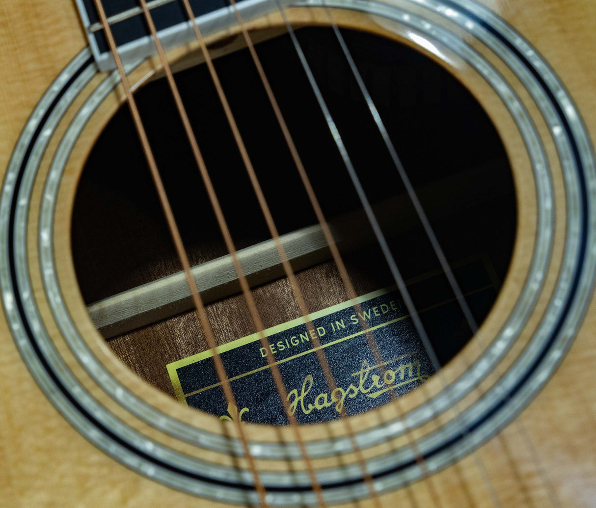 Hagstrom Siljan Dreadnought II CE Western gitarr (naturlig)