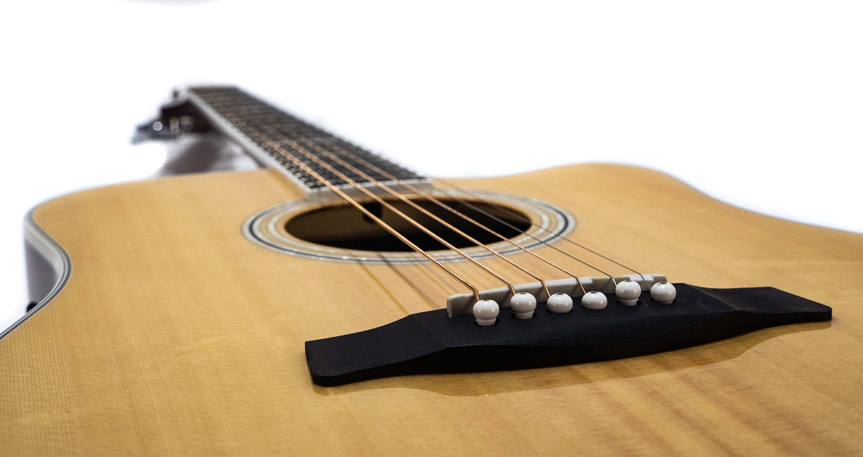 Hagstrom Siljan Dreadnought II CE Western gitarr (naturlig)