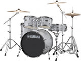 Yamaha Rydeen Studio trumset inkl. Hårdvarupaket och bassänger (silverglitter)