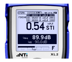 NTI XL 2 STIPA Handhållen ljud- och akustisk analysator
