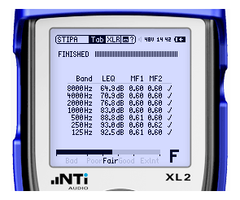 NTI XL 2 STIPA Handhållen ljud- och akustisk analysator