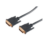 DVI-D-kontakt < DVI-D St 24+1 Dual-Link gold 15m