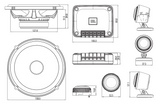JBL CLUB 602CTP bilhögtalarkomponentsats (17 cm)