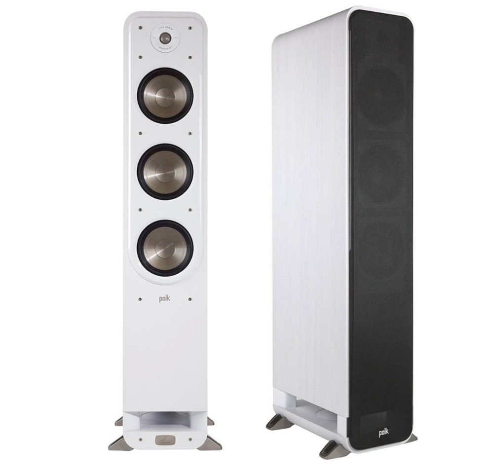 Polk Signature S60E golvstående högtalarset (vit)