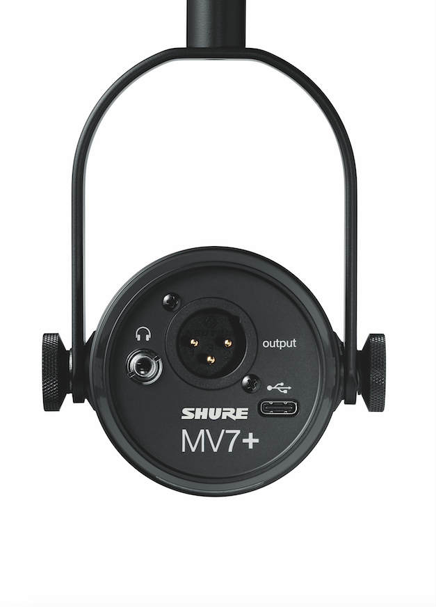 Shure MV7+ Podcast-mikrofon (svart)