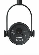 Shure MV7+ Podcast-mikrofon (svart)