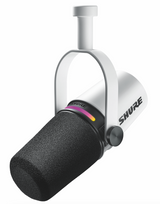 Shure MV7+ Podcast-mikrofon (vit)