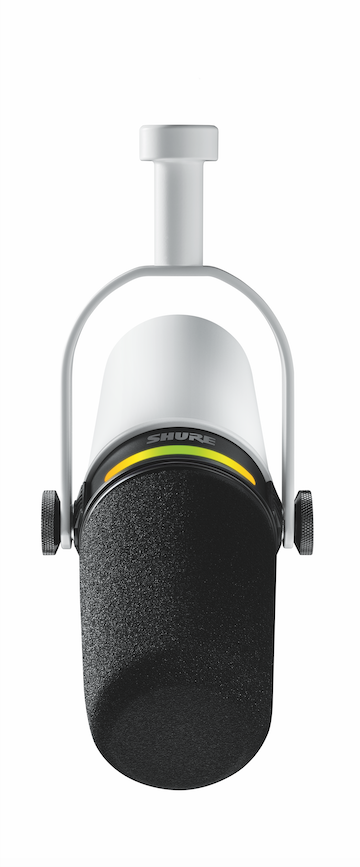 Shure MV7+ Podcast-mikrofon (vit)