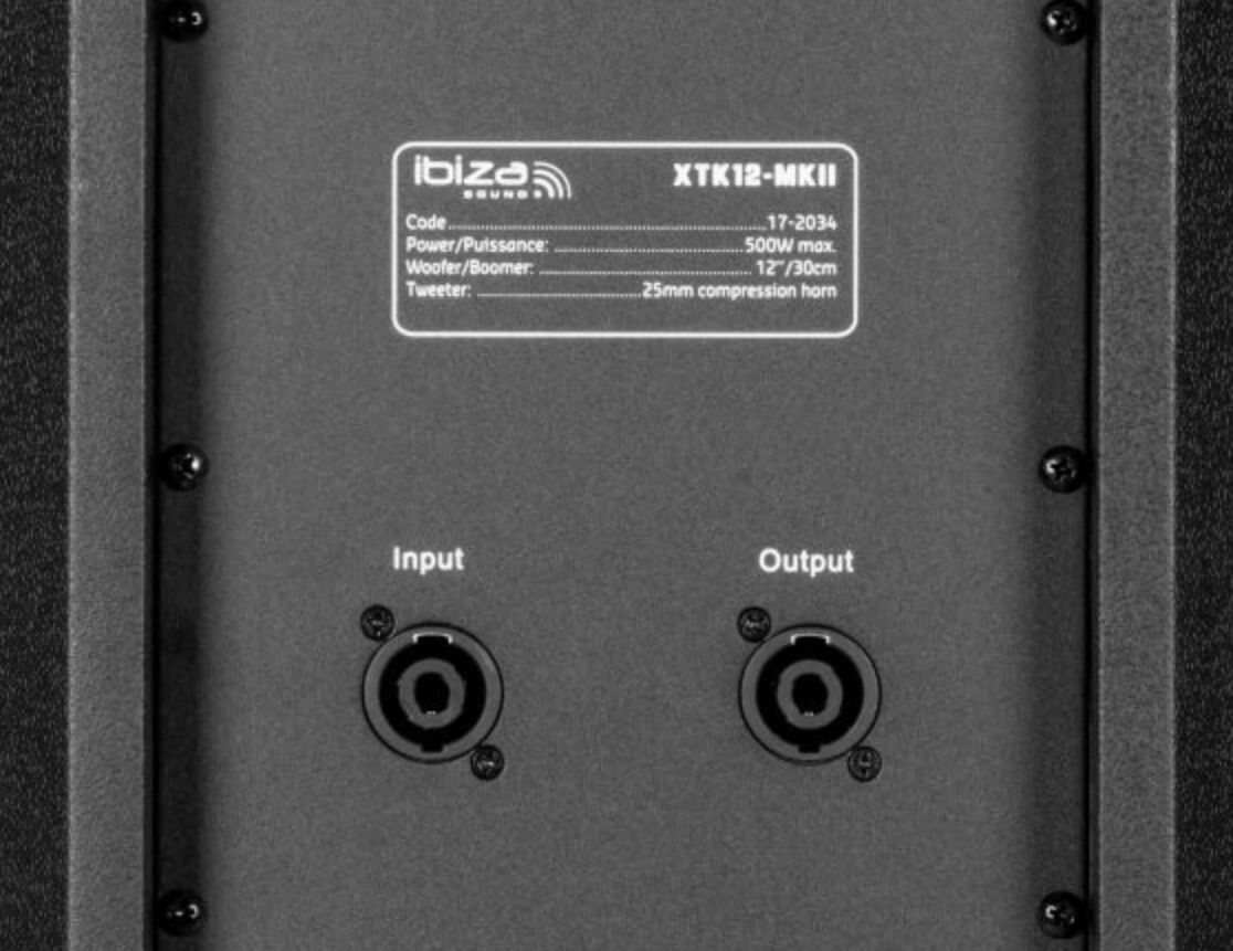 Ibiza XTK 12" passiv PA-högtalare