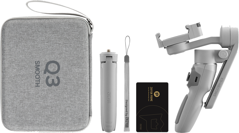 Zhiyun Smooth Q3 Combo Mobil stabilisator med ljus