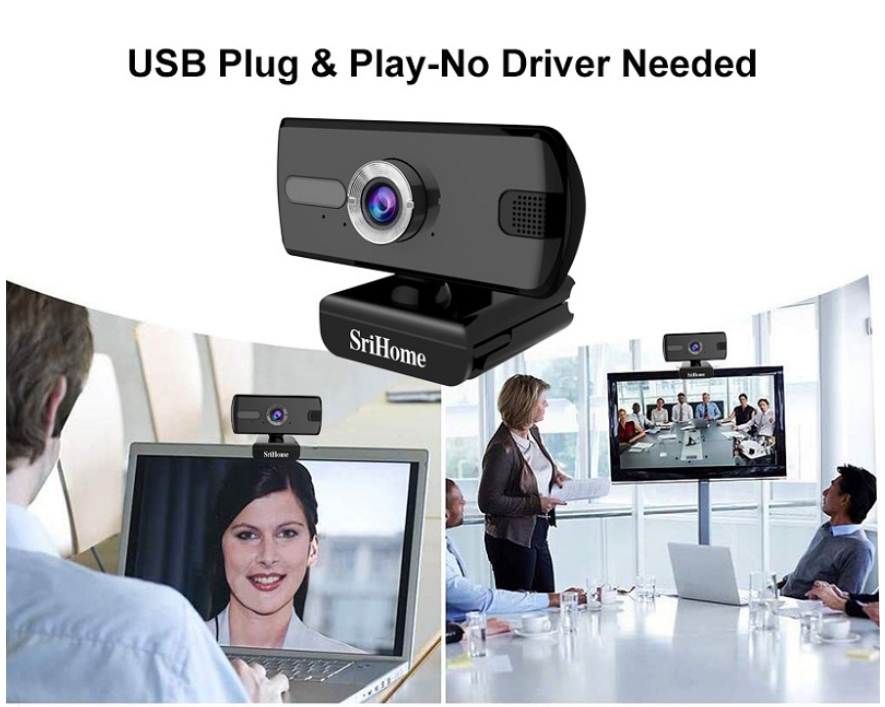 SriHome Full HD-webbkamera 