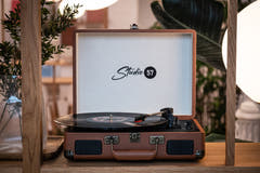 Studio 57 Dolly Skivspelare (Brun) Paket