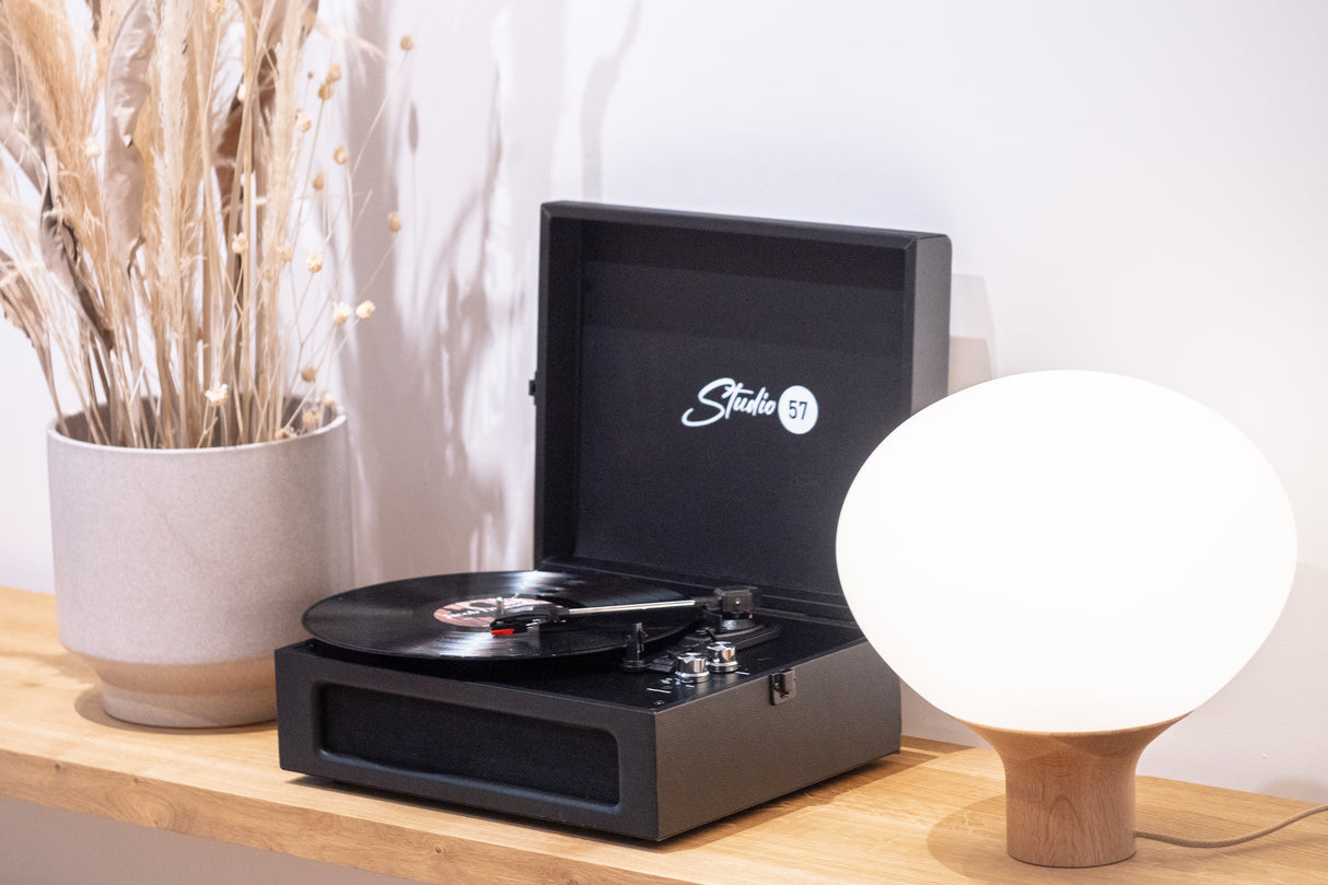 Studio 57 Groovy skivspelare (svart)