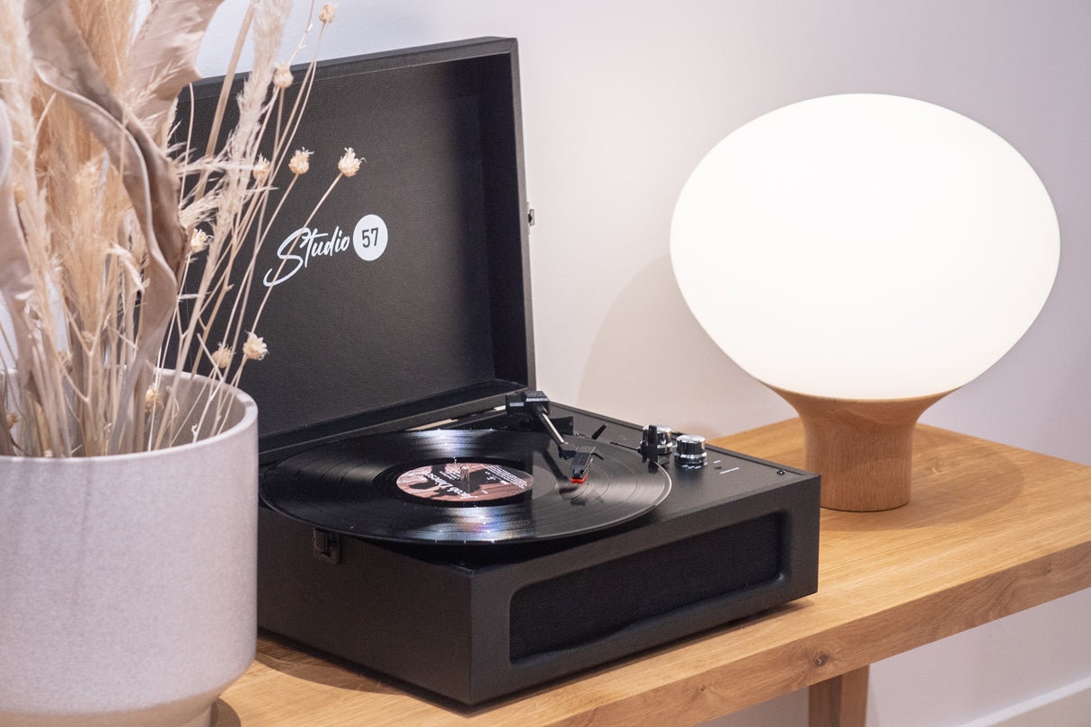 Studio 57 Groovy skivspelare (svart)