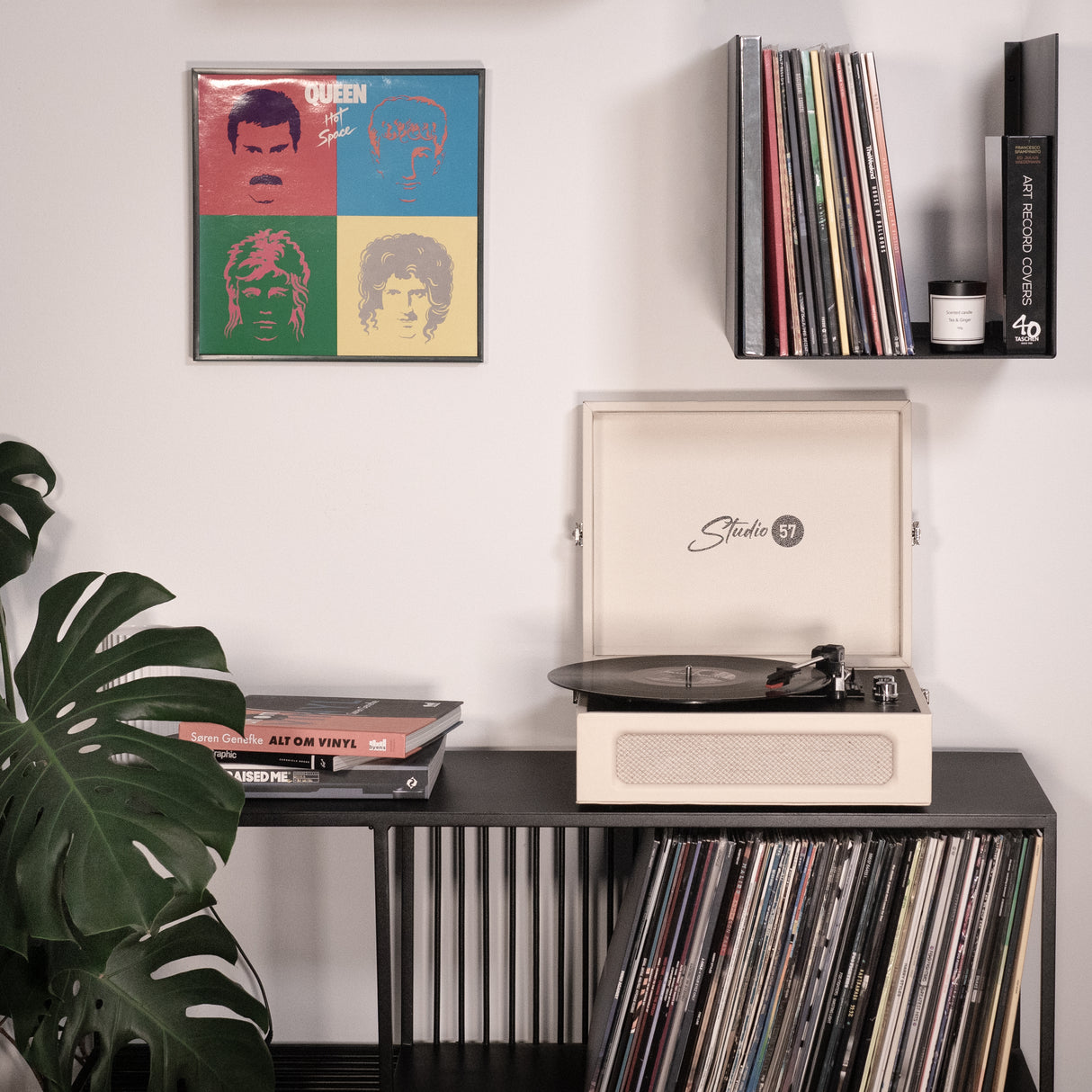 Studio 57 Groovy skivspelare (Cream)