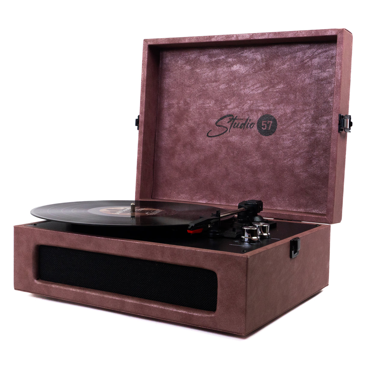 Studio 57 Groovy skivspelare (Mauve)