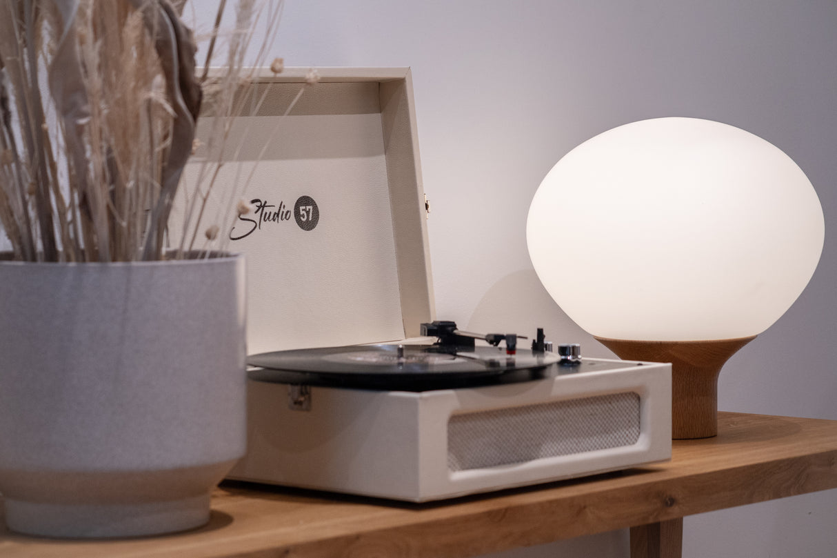 Studio 57 Groovy skivspelare (Cream)