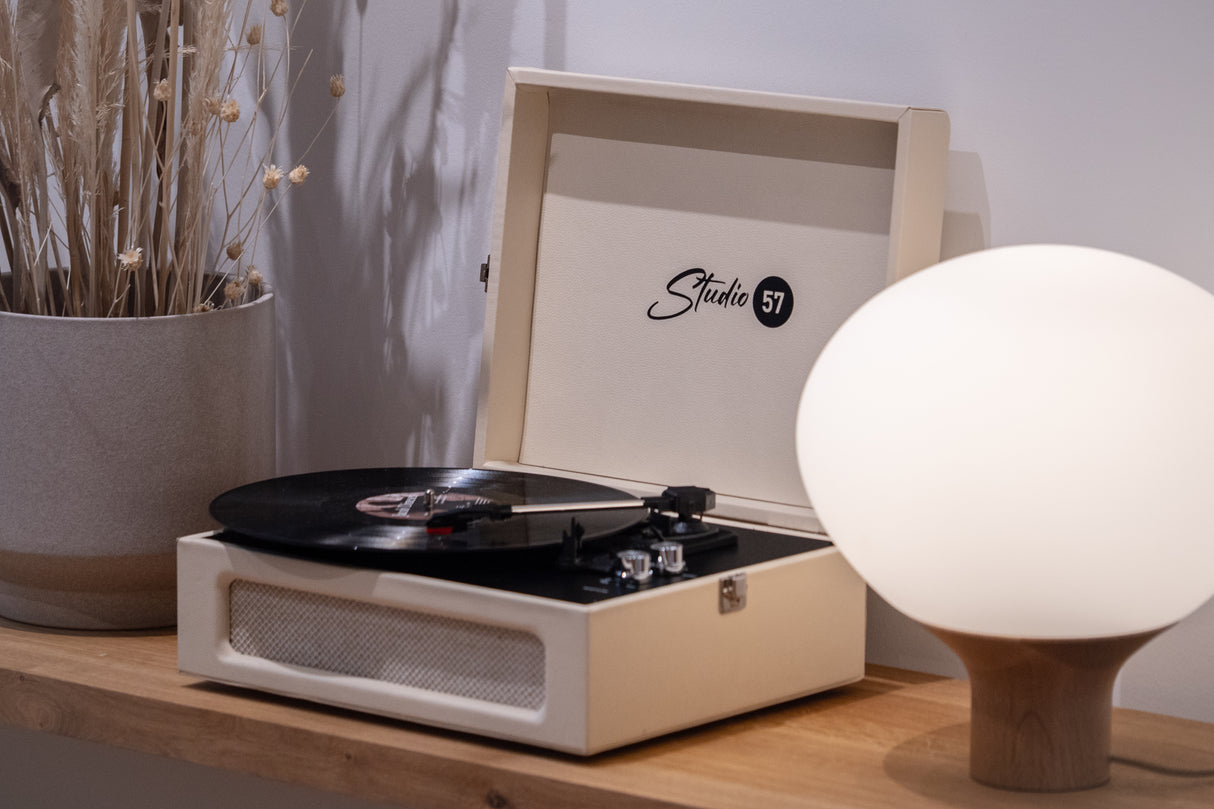 Studio 57 Groovy skivspelare (Cream)