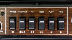 Studio 57 - Kassettspelare med FM & Bluetooth, Svart