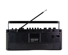 Studio 57 - Kassettspelare med FM & Bluetooth, Svart
