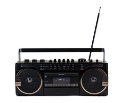 Studio 57 - Kassettspelare med FM & Bluetooth, Svart