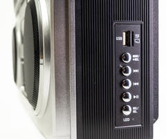 Studio 57 - Ghettoblaster med Bluetooth (Silver)