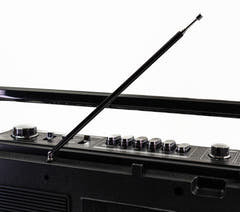 Studio 57 - Ghettoblaster med Bluetooth (Silver)