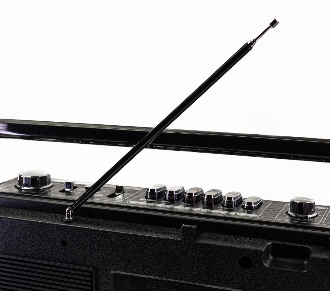 Studio 57 - Ghettoblaster med Bluetooth (Silver)