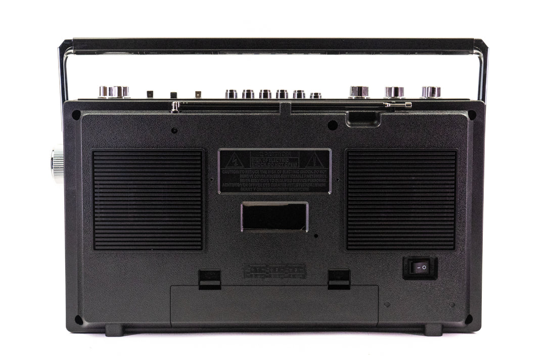 Studio 57 - Ghettoblaster med Bluetooth (Silver)