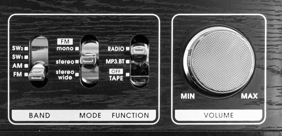 Studio 57 - Ghettoblaster med Bluetooth (Silver)