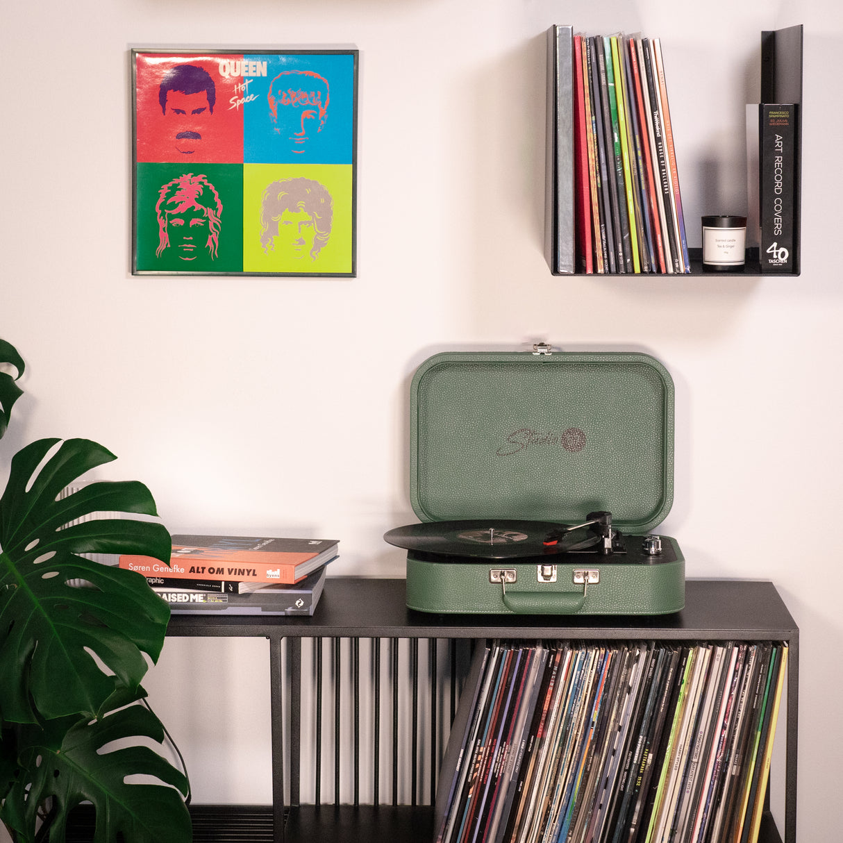 Studio 57 Mellow skivspelare (grön)
