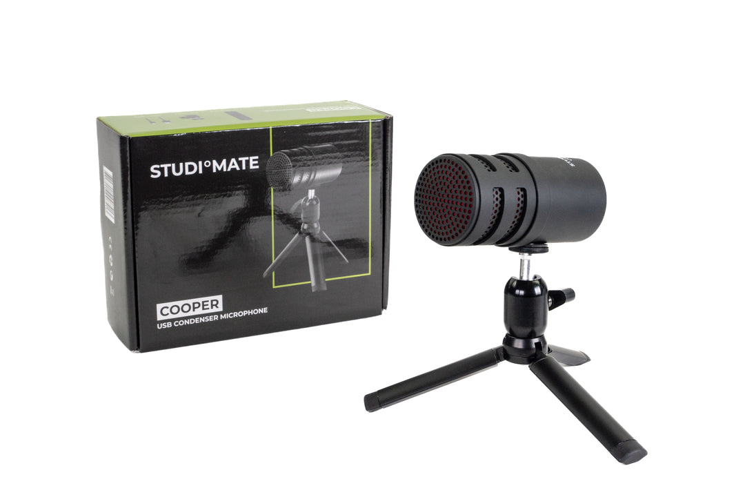 StudioMate SC180 USB-mikrofon med ljus