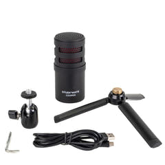 StudioMate SC180 USB-mikrofon med ljus