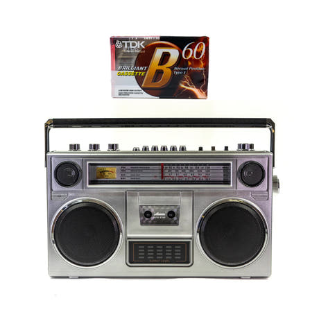Studio 57 - Ghettoblaster med Bluetooth + Kassettband