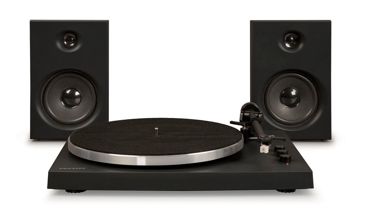Crosley T150 Skivspelare med högtalare (svart)