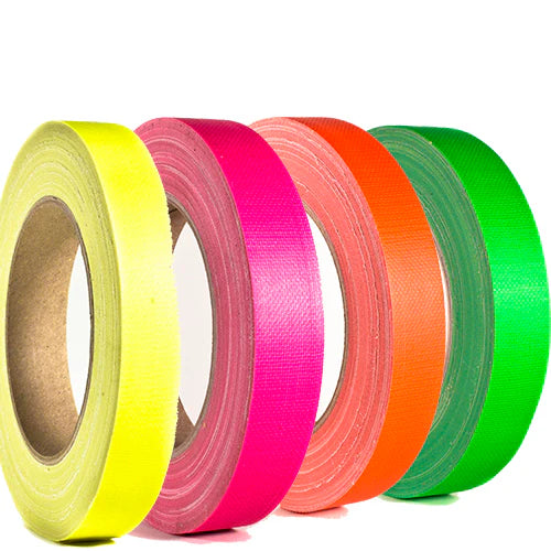 Neon Glow Tape 19 mm (gul)