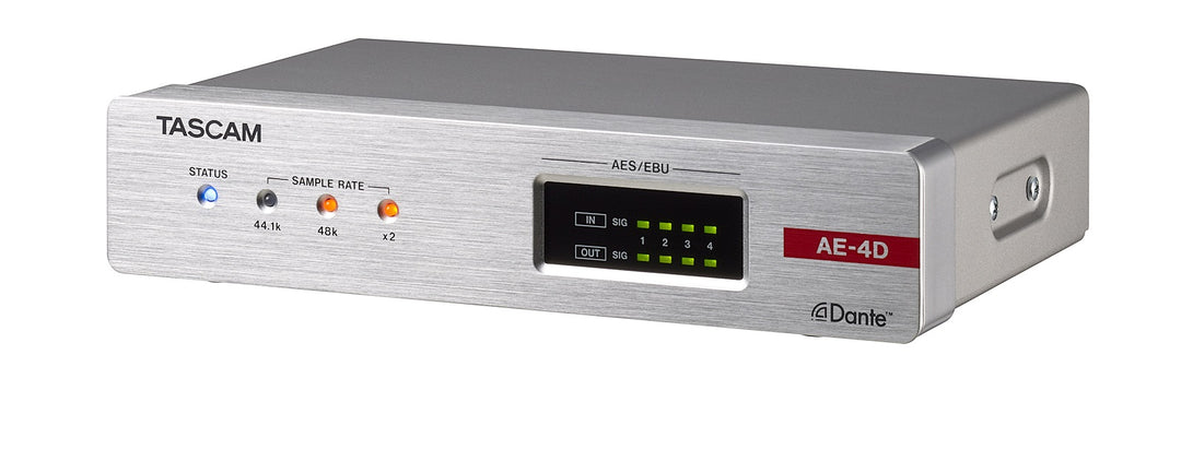Tascam AE-4 AES/EBU Dante-omvandlare 2in / 2 out, XLR