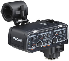 Tascam CA-XLR2D mikrofonadapter för kamera, Fuji film