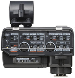 Tascam CA-XLR2D mikrofonadapter för kamera, Fuji film