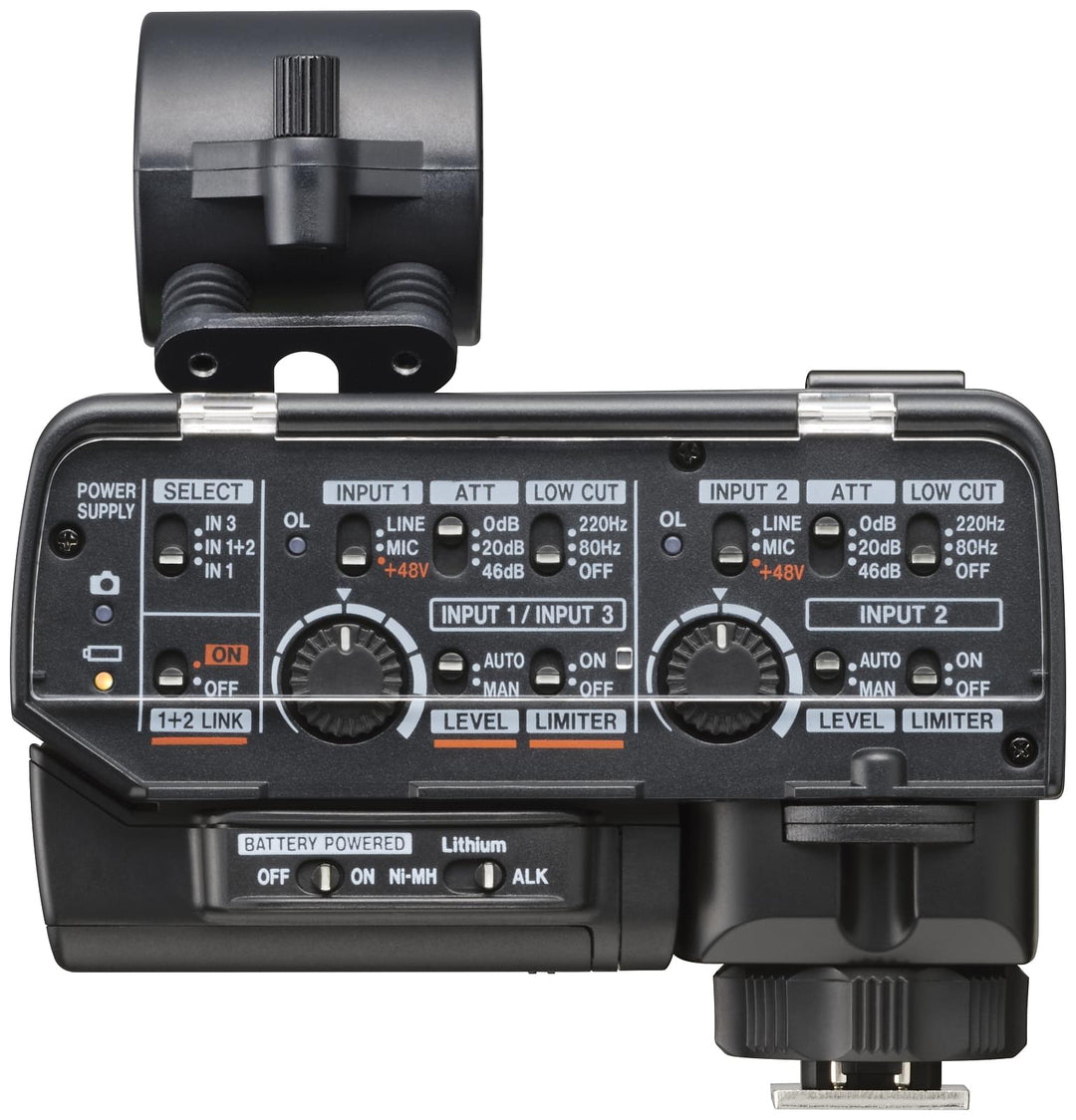 Tascam CA-XLR2D mikrofonadapter för kamera, Fuji film