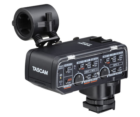 Tascam CA-XLR2N mikrofonadapter för kamera, Nikon ZR