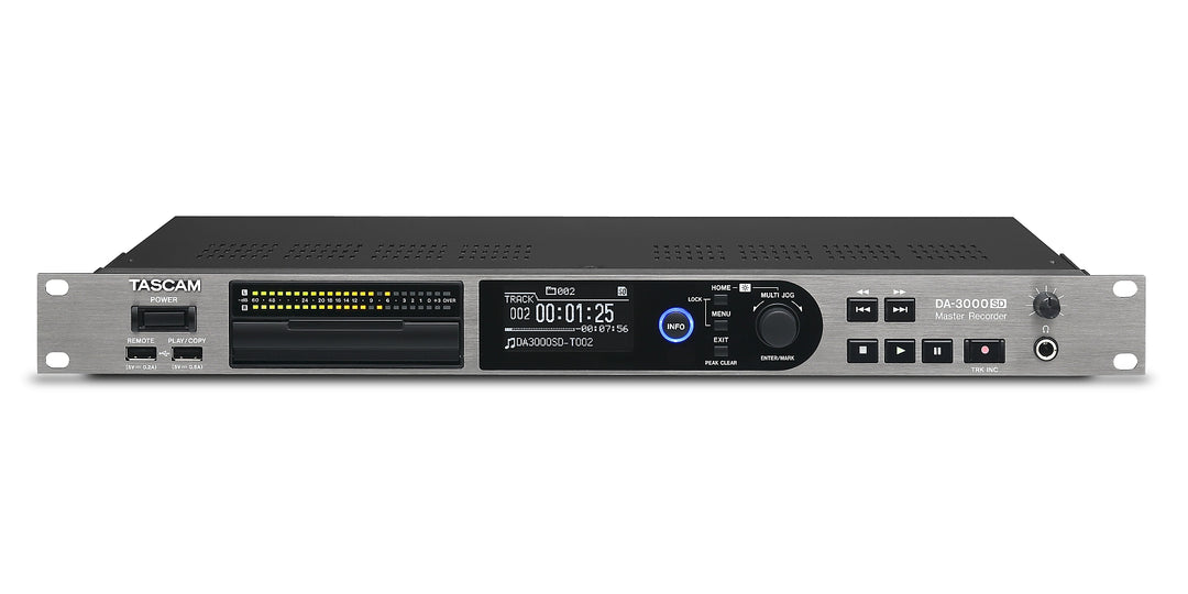 Tascam 2-kanals DSD/PCM-masterinspelare och AD/DA-omvandlare