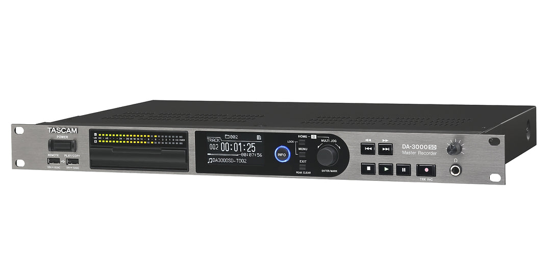 Tascam 2-kanals DSD/PCM-masterinspelare och AD/DA-omvandlare