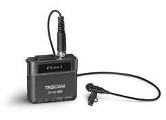 Tascam DR-10L Pro Recorder med lavalier mikrofon, svart