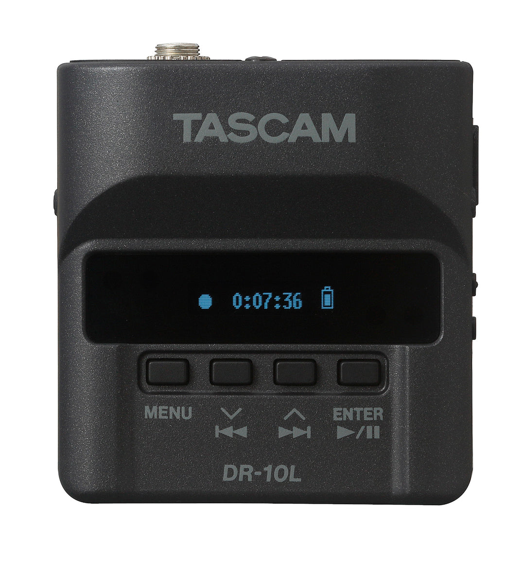 Tascam DR-10L inspelare med lavaliermikrofon, vit