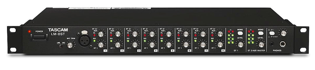 Tascam LM-8ST linjemixer med 8 stereokanaler
