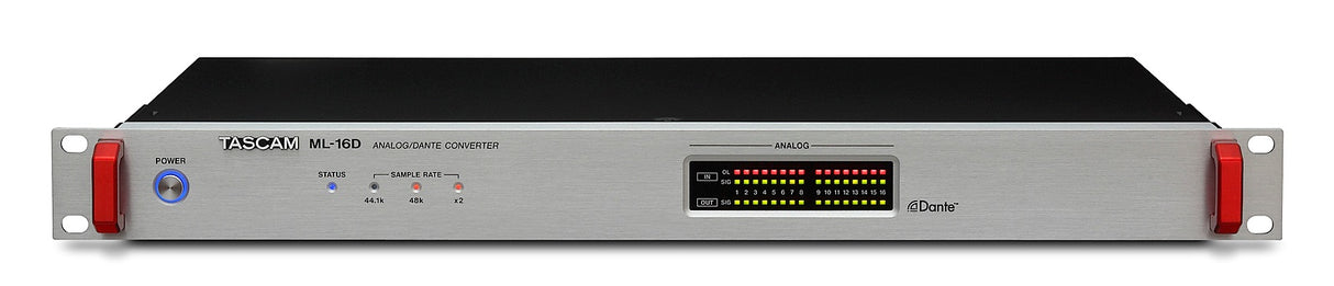 Tascam ML-16D Analog Dante converter 16 kanaler