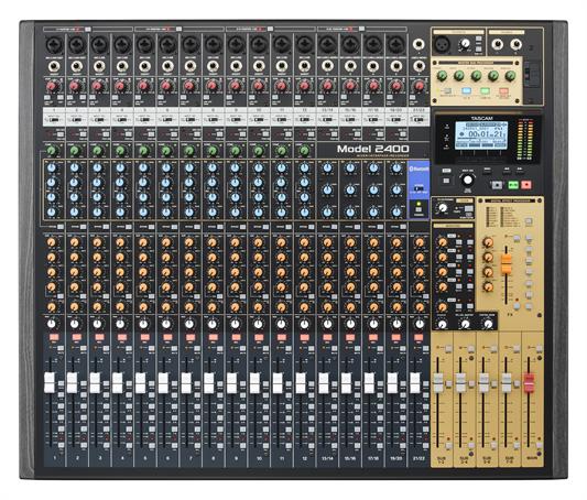 Tascam Model 2400 digital mixer och 24 track digital recorder
