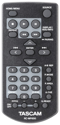 Tascam mediaspelare med SD/USB och DAB/FM-tuner